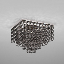 МИНИ-ПОТОЛОЧНЫЙ СВЕТИЛЬНИК 65Q CRYSTAL BLACK NICKEL MATT BRONZE 1 E27 CE