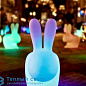 RABBIT CHAIR OUTDOOR внешнее световое оформление Qeeboo 90006LED