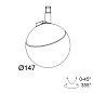 23242 9200 B Delta Light PR SPLITLINE M26L - Tweeter Bl Mdl — фото 1
