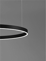 Dimmable by Remote Control 2700-6000K Sandy Black Aluminium & Acrylic LED 80 Watt 220-240 Volt 6000Lm IP20 D: 150 H: 250 cm