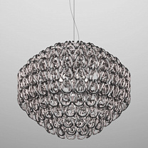 Подвесной светильник GIOGALI 85 CRYSTAL BLACK NICKEL GLOSSY CHROME E27 CE