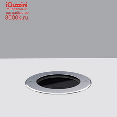 E147 Light Up iGuzzini Recessed floor luminaire Earth D=200 mm - Neutral White - Adjustable Medium optic - DALI
