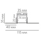 Встраиваемый линейный светильник LINEAR 3535 IN Led Technology — фото 1