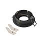 1007343 SLV NEW TRIA® 75 mount. ring round black монтажное кольцо — фото 2