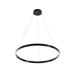 MOD058PL-L42BK Maytoni Rim подвесной светильник черного цвета с кольцом и мягким свечением