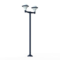 Dallas N° 11; Opal polycarbonate E27 75W; Matt azure blue