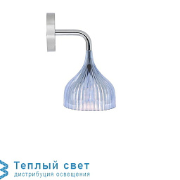 G9045P2 Kartell E настенный светильник куполообразный голубого оттенка