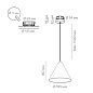 CONE P 10.30 W + INTERA BASE Led Technology подвесной светильник — фото 1