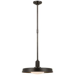 EU-CHC5301 Visual Comfort Ruhlmann подвесной светильник с вытянутым цилиндрическим стеклянным плафоном