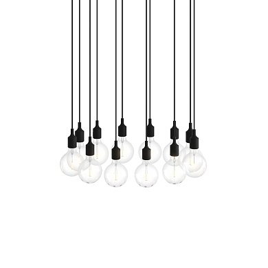 E27 Pendant Cluster подвесной светильник Muuto White / Black E27CLB0102
