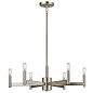 Erzo 6 Light Chandelier Satin Nickel люстра 43859SN Kichler — фото 1
