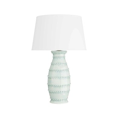 Настольная лампа Arteriors Spitzy, керамика цвета селадон
