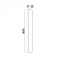 9385 Linea Light Birba GU10 PL L потолочный светильник трубчатой формы с одним плафоном белый — фото 3