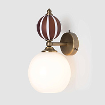 Striped Pop Petite Wall Light чайный-белая полоска