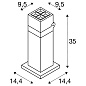 1007460 SLV S-CUBE 35 Pole anthracite уличный настенный светильник — фото 10