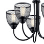 Voclain 17.5" 5 Light Chandelier with Mesh Shade Black люстра 52269BK Kichler — фото 2