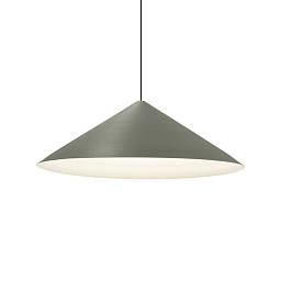 DINOR 3.0 Cement Grey + Signal White Wever Ducre Dinor подвесной светильник конусный серый