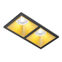 Потолочные светодиодные светильники Led technology NEW KUB IN 22.30 W 2FW NO DIM золотой + черный