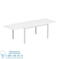 РАЗДВИЖНОЙ СТОЛ TABOELA 100x150/270 БЕЛЫЙ + КЕРАМИЧЕСКАЯ СТОЛШНЯ БЕЛЫЙ Royal Botania