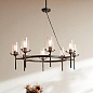 Alton 38" 8 Light Chandelier Black люстра 43695BK Kichler — фото 1