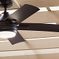 52" Tide 5 Blade Weather+ Outdoor Ceiling Fan Satin Black уличная люстра-вентилятор 310126SBK Kichler — фото 1