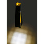 64172 Faro PLUMA подвес чёрный/золотой LED 6W 3000K 450LM подвесной светильник