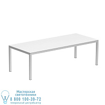 СТОЛ TABOELA 240X100CM EP + КЕРАМИЧЕСКАЯ СТОЛЕШНЯ БЕЛЫЙ Royal Botania