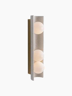 Настенный светильник Heathfield Lena Globe WL-LENA-SBRS-CRAC-W0G-STD