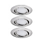 92467 Paulmann Choose Coin Круглая 90 мм 20° Монета 3x4,9 Вт 3x420 лм 230 В с регулировкой яркости RGBW+ Матовое железо — фото 5