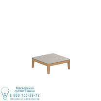 CALYPSO СТОЛ ИЗ ТИКА 72X72 СМ CERAMIC CEMENTO LUMINOSO Royal Botania