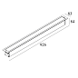 30815 9210 N Delta Light LOGIC Напольный светильник Linear 880 Honeycomb — фото 1