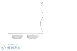 7208/B2 MM lampadari Leaf подвесной светильник с двойным корпусом и линейным расположением источников света