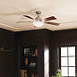 52" Vinea 5 Blade LED Indoor Ceiling Fan Brushed Stainless Steel люстра-вентилятор 300345BSS Kichler — фото 5