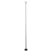 Bollard IP54 Invisible 2100mm LED 9W 3000K Metallic black 469lm