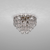 Потолочный светильник GIOGALI 50 CRYSTAL SILVER MATT BRONZE 1 E27 CE