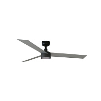 CRUISER L Black/Aluminium fan SWT Wall Control white