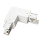 Коннектор Link 3-PHASE TRIMLESS L-образный EST ON-OFF Ideal Lux 169705, белый — фото 1