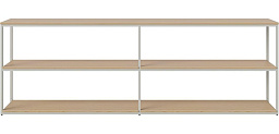 Neutra combination 246 x h80 cm - 3x2 shelves Bolia книжный шкаф