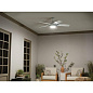 52" Tide 5 Blade LED Outdoor Ceiling Fan White уличная люстра-вентилятор 310075WH Kichler — фото 4