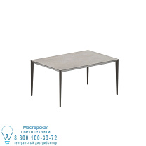 СТОЛ U-NITE 150X100СМ БРОНЗОВЫЙ С КЕРАМИЧЕСКОЙ СТОЛЕШНИЦЕЙ CEMENTO LUMINOSO Royal Botania