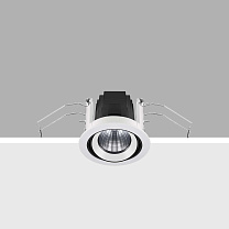 Laser Adjustable (tilting) round recessed luminaire - LED - spot 6.8W 554.8lm - 2700K - CRI 90