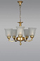 Small Traditional Brass Chandelier люстра FOS Lighting SR2-Crown-CH5