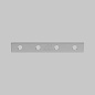 TRA034D-C-42S Maytoni Accessories for tracks Exility Комплектующие для встраиваемой трековой системы Серебро — фото 1