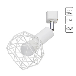 A6141PL-1WH Arte Lamp SOSPIRO трековый светильник с одним поворотным плафоном