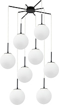 Люстра подвесная Stilfort Antell 2168/02/08P, Белый/Матовый; Черный