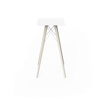 Faz wood high table 50x50x105 стол, Vondom