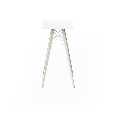 Faz wood high table 50x50x105 стол, Vondom