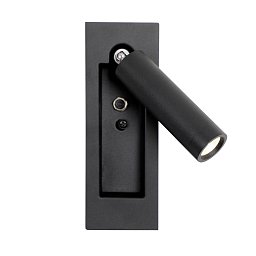 4494-1W Favourite Bedside черный настенный светильник у кровати с головкой на 180°