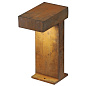 1006346 SLV RUSTY® PATHLIGHT 40 FL rust 3000K IP55 садовый светильник-стойка — фото 1