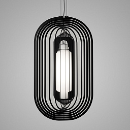SOIREE SC 6210 E27 OPAL B Delta Light SOIREE подвесной светильник черного цвета